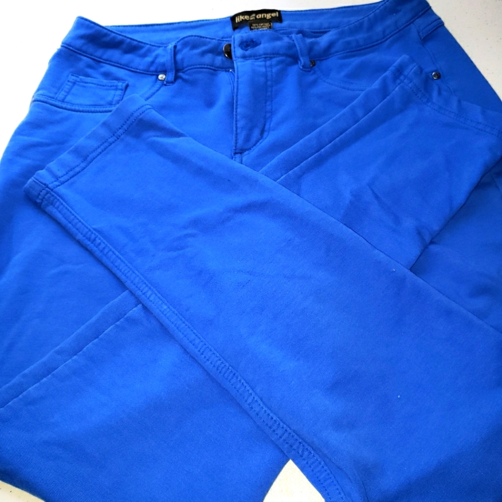 Blue Stretch pants
